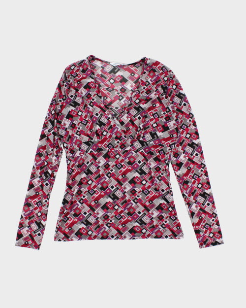 Y2k 00s Ricki's Mesh Top - M