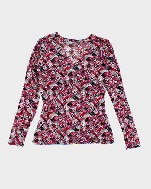 Y2k 00s Ricki's Mesh Top - M
