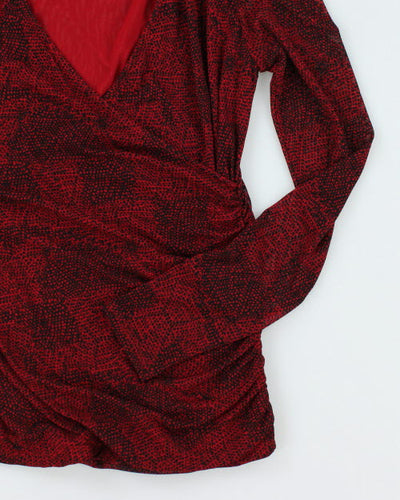 Y2k 00s Jessica Mesh Top - M