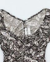 Y2k 00s Joseph Ribkoff Ruched Sparkly Top - M