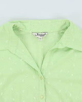 Vintage 90s Jessica Floral Blouse - L
