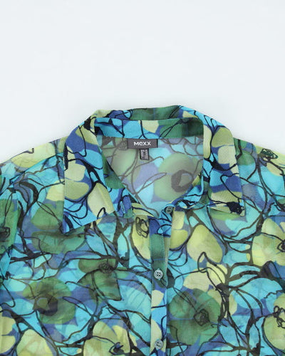 Y2k 00s Mexx Mesh Blouse - XL