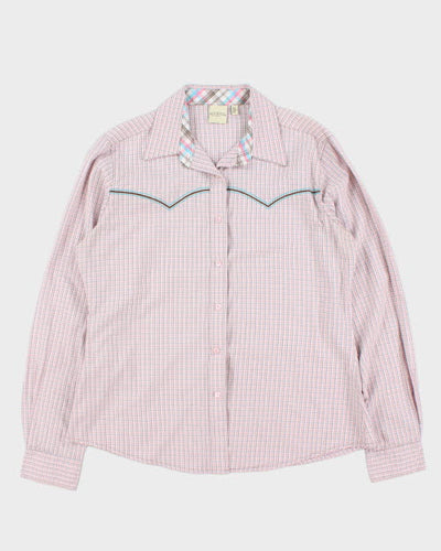 Y2k 00s Rockies Western Shirt - L