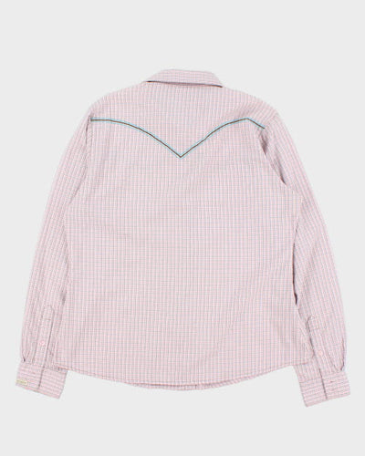 Y2k 00s Rockies Western Shirt - L