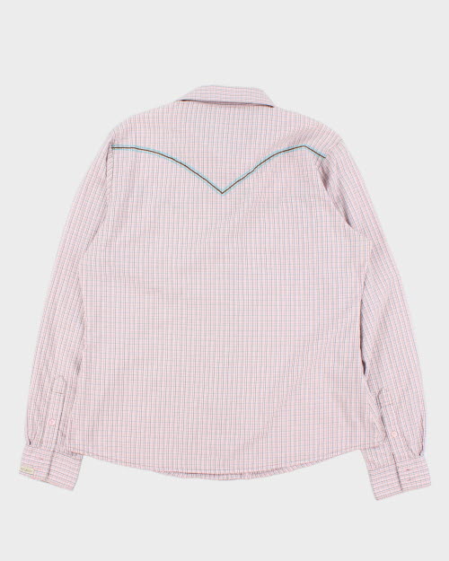 Y2k 00s Rockies Western Shirt - L