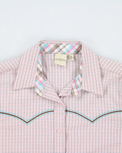 Y2k 00s Rockies Western Shirt - L