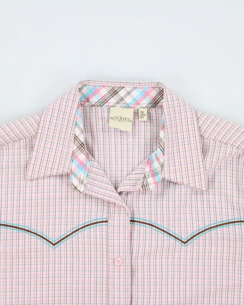Y2k 00s Rockies Western Shirt - L
