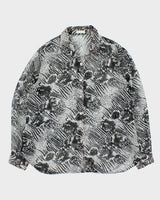 Y2k 00s Caviar Mesh Blouse - L