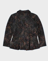 Y2k 00s Artex Zip-up Top - M