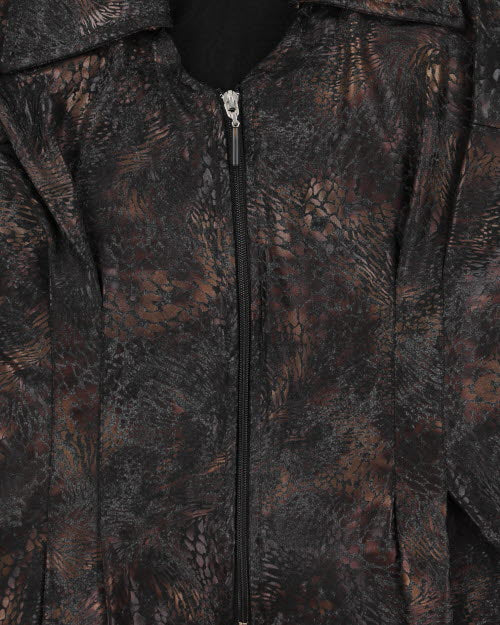 Y2k 00s Artex Zip-up Top - M
