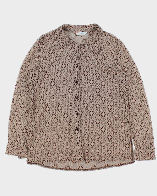 Y2k 00s Joanna Hope Lace Blouse - L