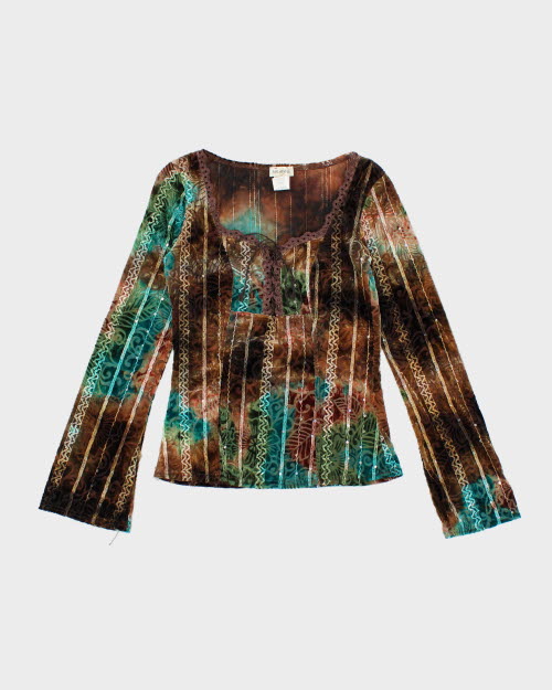 Y2k 00s Arianne Top - S