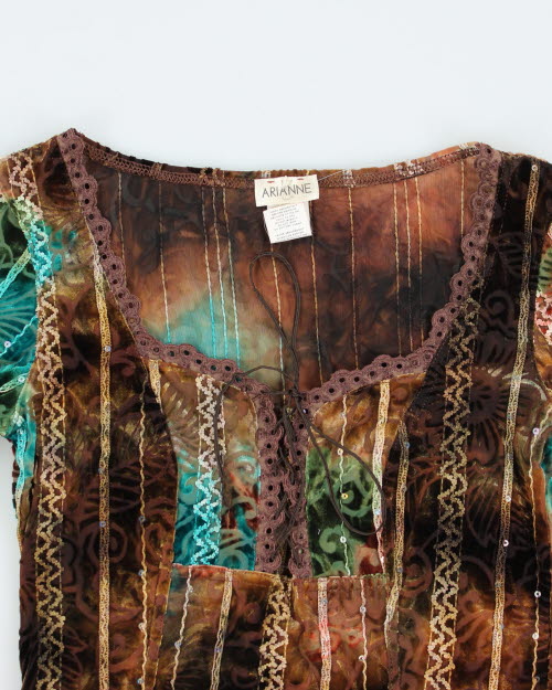 Y2k 00s Arianne Top - S