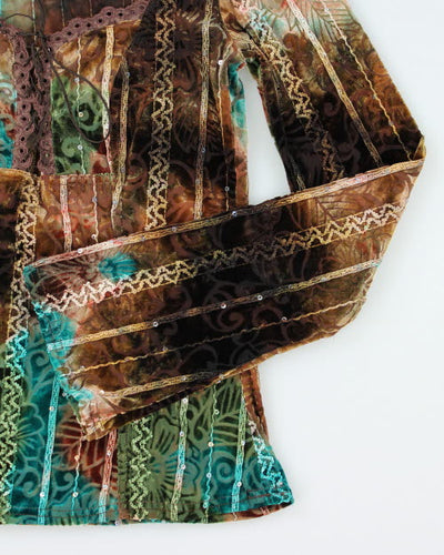 Y2k 00s Arianne Top - S