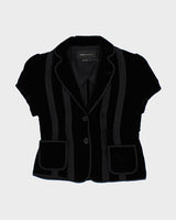 Y2k 00s BCBG Max Azria Velvet Blouse - S