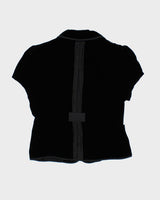 Y2k 00s BCBG Max Azria Velvet Blouse - S