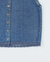 Vintage 90s Clientele Denim Top - M