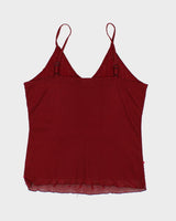 Y2k 00s Sequin Mesh Cami - S