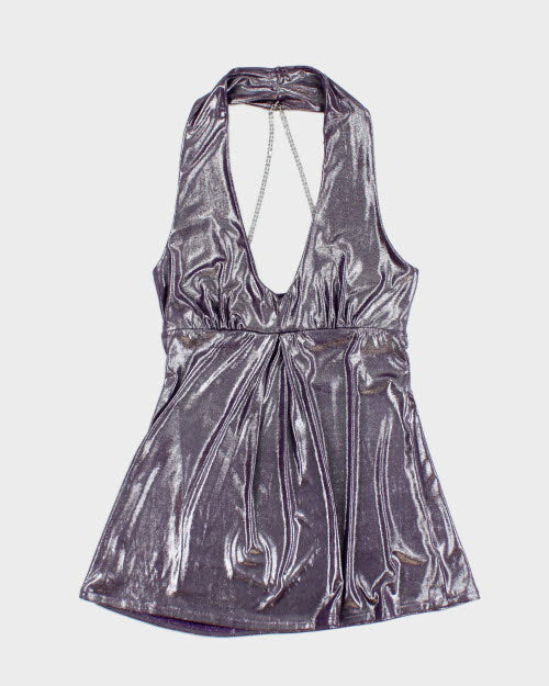 Y2k 00s Guess Halter Top - S