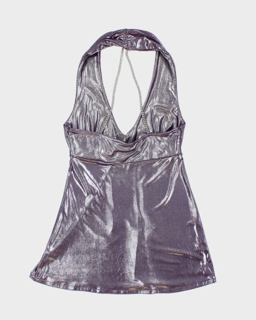 Y2k 00s Guess Halter Top - S