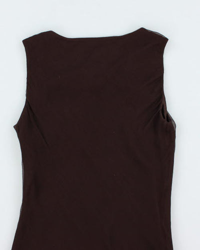 Spencer Jeremy Silk Beaded Top - S