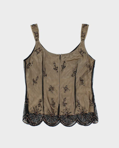 Marina Beaded Cami Top - S