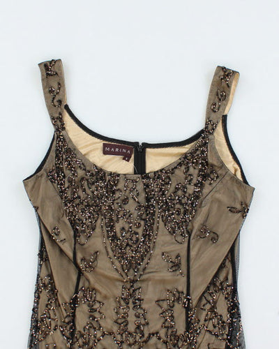 Marina Beaded Cami Top - S