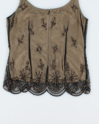 Marina Beaded Cami Top - S