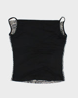 Y2k 00s Seduction Cowl Neck Cami - S
