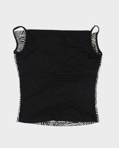 Y2k 00s Seduction Cowl Neck Cami - S