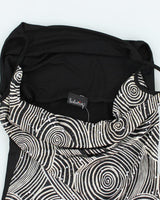 Y2k 00s Seduction Cowl Neck Cami - S