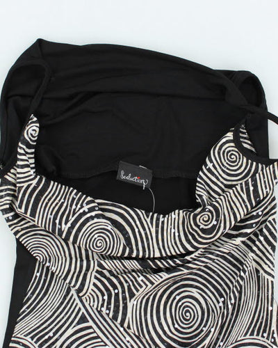 Y2k 00s Seduction Cowl Neck Cami - S