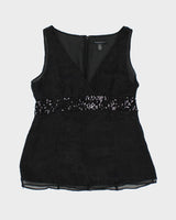 Kenneth Cole Sequin Top - M