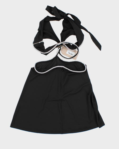 Deadstock Meshki Cut-out Halter Top - S