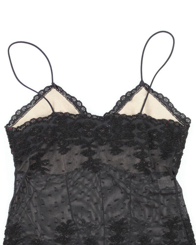 Y2k 00s Beija Lace Cami - XS