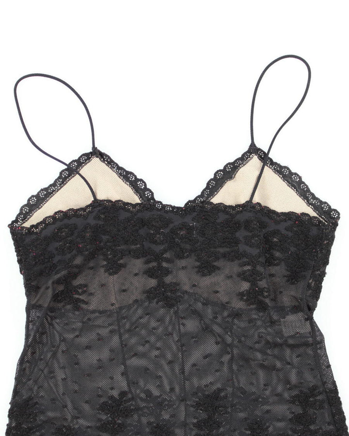 Y2k 00s Beija Lace Cami - XS