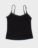 Y2k 00s Jessica Velvet Cami - S