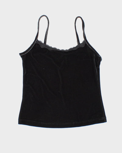 Y2k 00s Jessica Velvet Cami - S