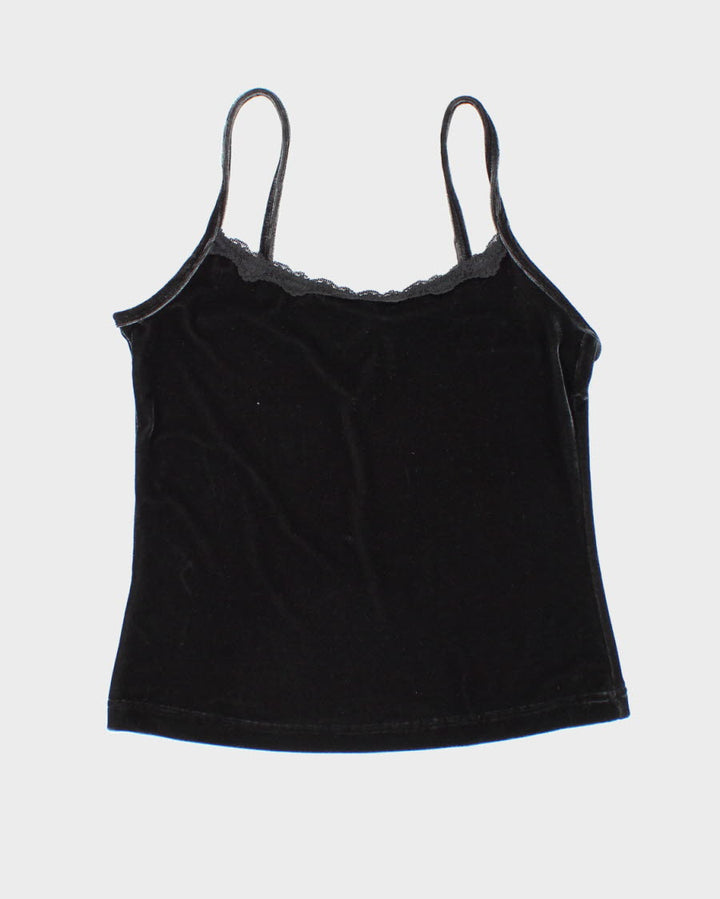 Y2k 00s Jessica Velvet Cami - S