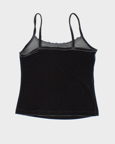 Y2k 00s Jessica Velvet Cami - S