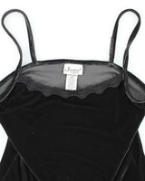 Y2k 00s Jessica Velvet Cami - S