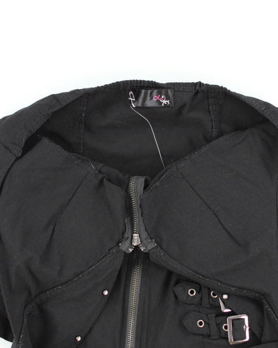 Y2k 00s Oh Yes Buckle Halter Top - L