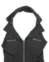 Y2k 00s Oh Yes Buckle Halter Top - L