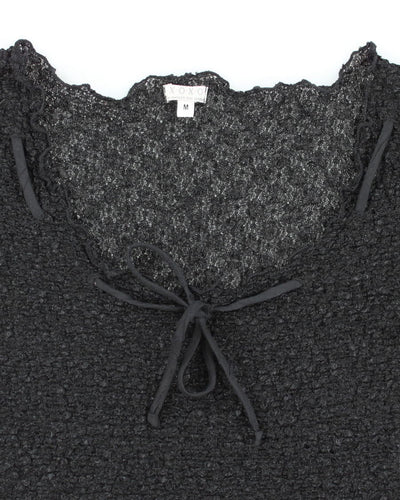 Y2k 00s XOXO Sheer Top - M