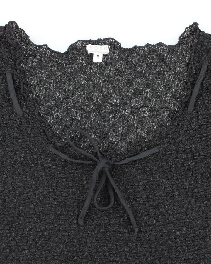 Y2k 00s XOXO Sheer Top - M