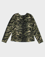 Deadstock Jessica Animal Print Velour Top - M