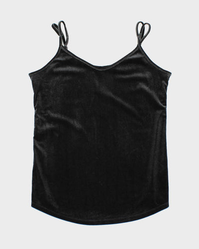 Y2k 00s Velvet Cami - M
