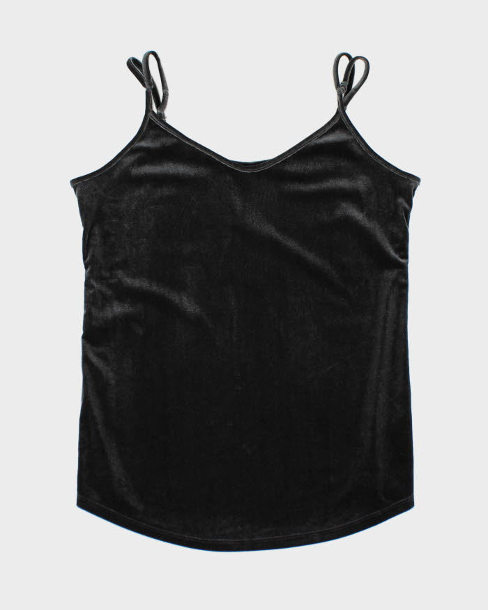 Y2k 00s Velvet Cami - M