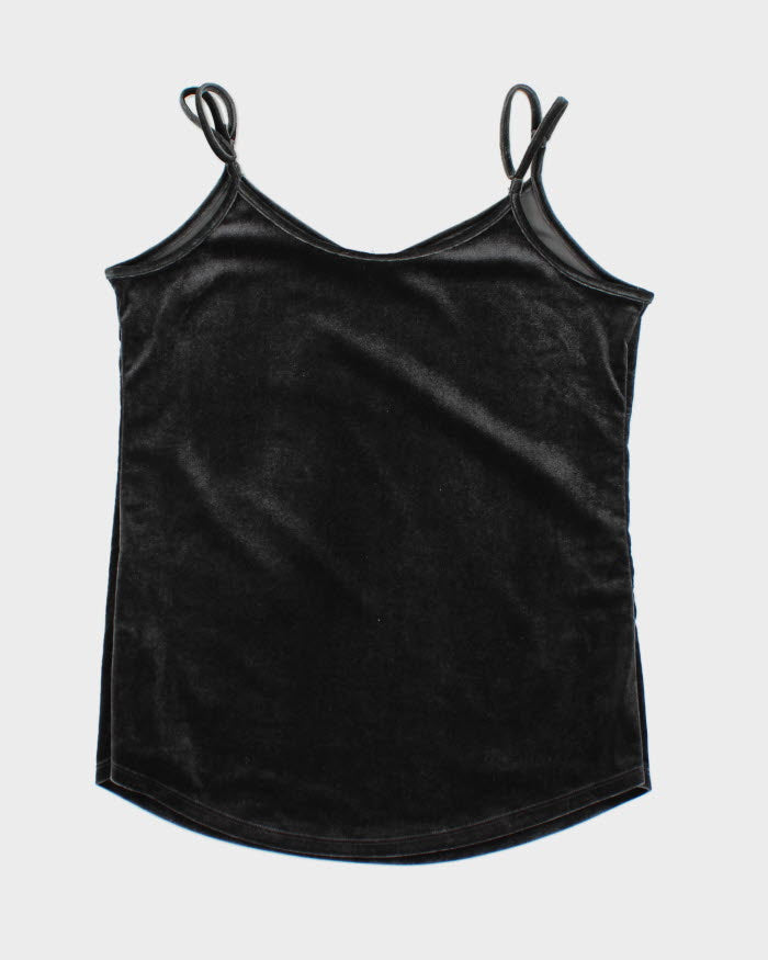Y2k 00s Velvet Cami - M