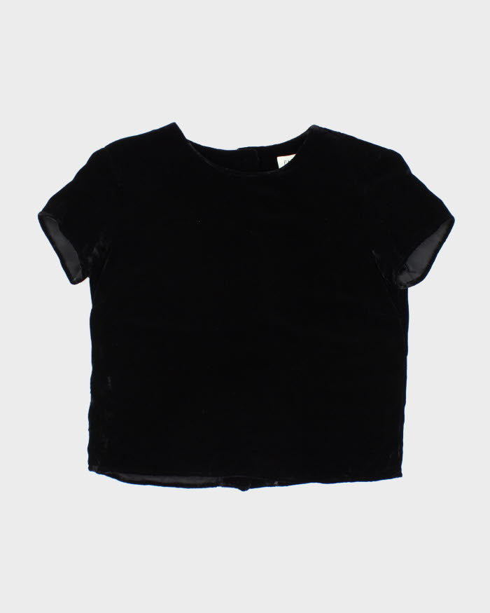Vintage Gap Button-up Velvet Top - S